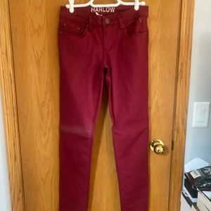 High waisted skinny jeans